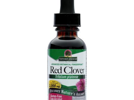 Nature s Answer - Red Clover Flowering Tops - 1 Fl Oz Discount