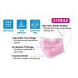 Annie Sterile Face Mask One Size 10ct Light Pink on Sale