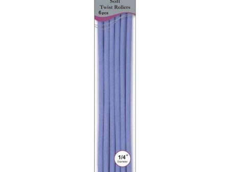 Annie Soft Twist Rollers 1 4  XL Lavender (6pcs) For Cheap