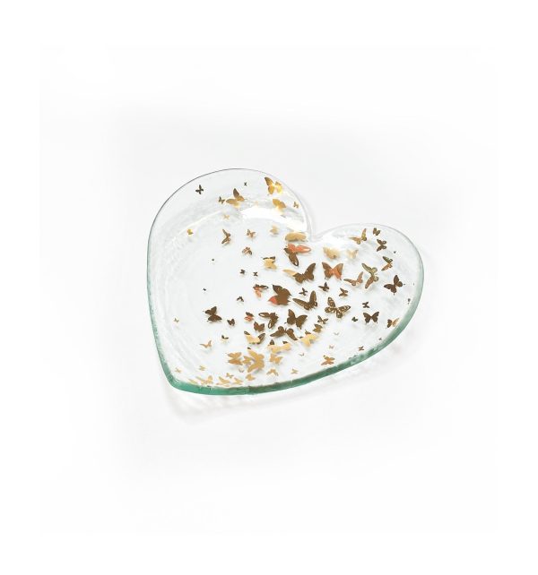 Butterfly Heart Plate Online Sale