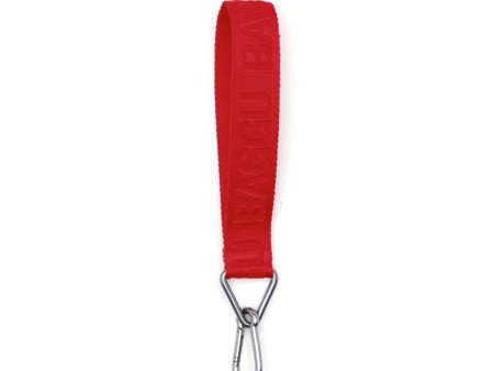 Baggu Logo Keychain in Red Fashion