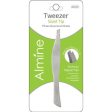 Almine Stainless Steel Slant Tip Tweezers Supply