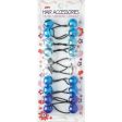 Joy Twin Beads Ponytailers 10Ct Asst Blue Clear Cheap