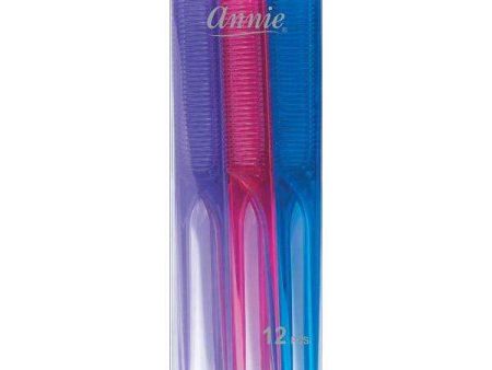 Annie Heavy Rat Tail Comb Set 12Ct Asst Color Online Hot Sale