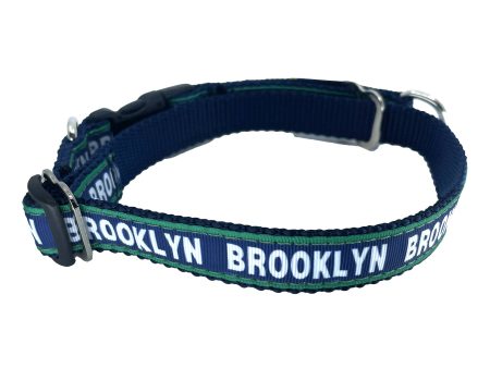 Brooklyn 3 4 inch Limited Slip Dog Collar in Navy Online now