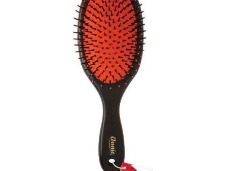 Annie Cushion Wooden Oval Nylon Bristle Brush Supply