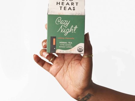 Big Heart Tea Co. Cozy Night Herbal Tea Hot on Sale