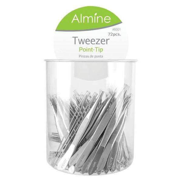 Almine Pointed Tip Tweezer 72ct Online