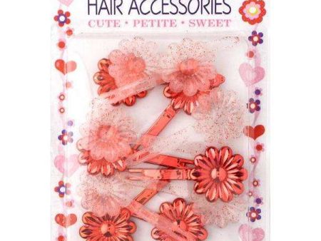 Joy Daisy Barrette 12ct Asst Red Online