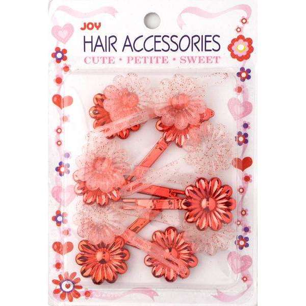 Joy Daisy Barrette 12ct Asst Red Online