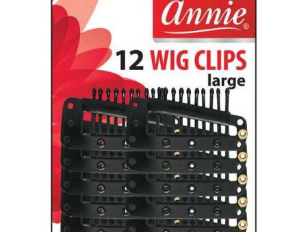 Annie Wig Clips Large 12Ct Black Online Hot Sale