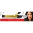 Hot & Hotter Gold Ceramic Electric Curling Iron 1 inch Online Sale