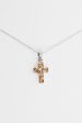 Mini Kid Crystal Cross Pendant Necklace Supply