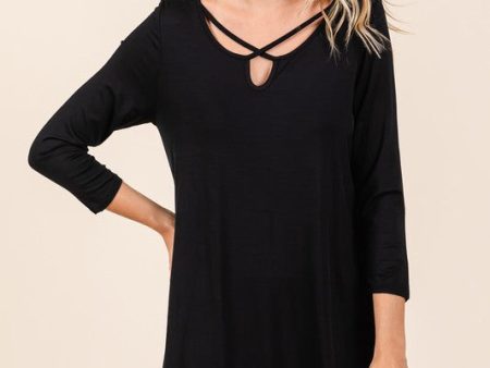 Key Hole Tunic Top Sale