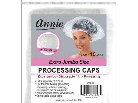 Annie Extra Jumbo Size Processing Cap 10pc Sale