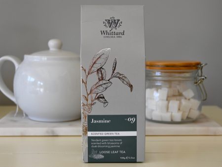 Jasmine Loose Green Tea Pouch 100g Whittard - Best By: 10 2020 Online now