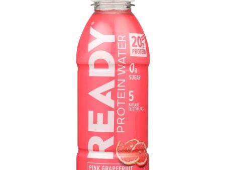 Ready - Water Protein Pink Grapefruit - Case Of 12-16.9 Fz Online Sale