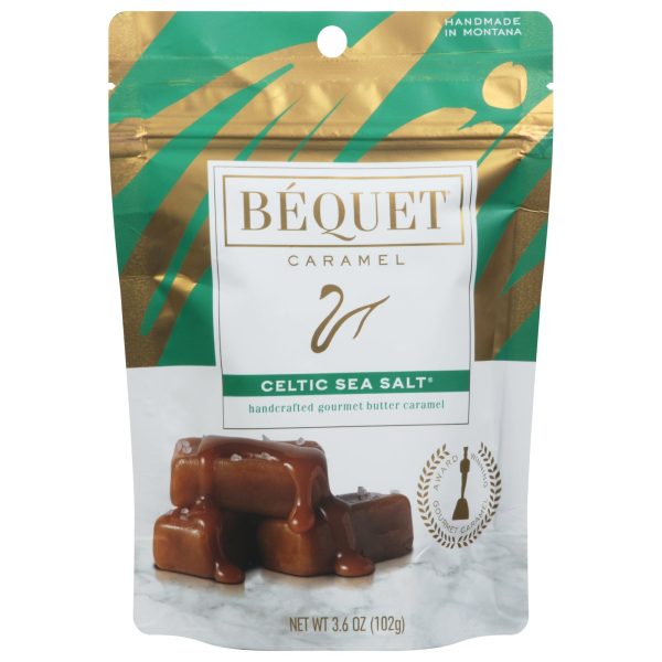 Bequet - Caramel Celtic Sea Salt - Case Of 12-3.6 Ounces Fashion