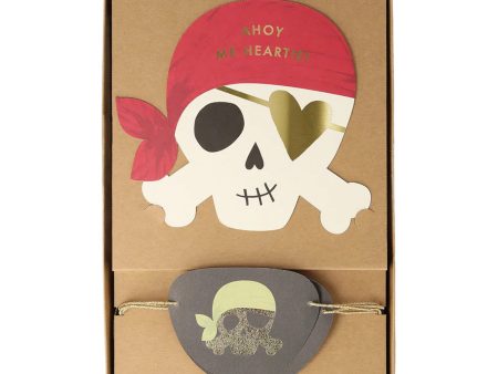 Meri Meri Pirate Valentine Cards Set (Set of 24) Fashion