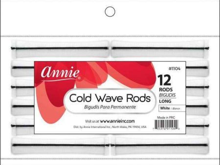 Annie Cold Wave Rods Long 12Ct White For Cheap