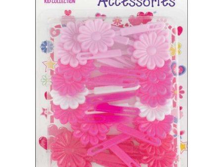 Joy Hair Barrettes 10Ct Asst Pink For Discount