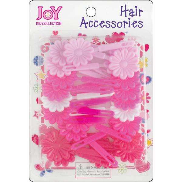 Joy Hair Barrettes 10Ct Asst Pink For Discount