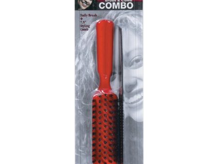 Annie Brush And Styling Comb Combo Asst Color Sale