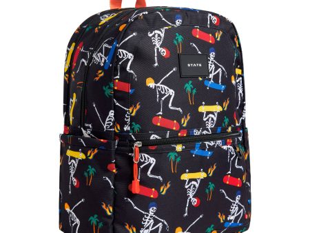 STATE Bags Kane Kids Double Pocket Backpack in Skeleton Skate For Cheap