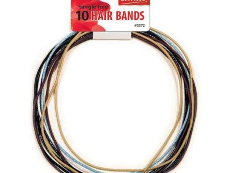 Annie No Tangle Hair Band 18  10Ct Asst Color Supply