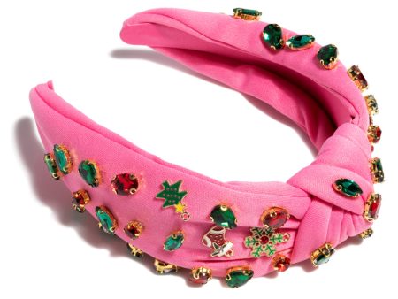 Merry Headband in Pink Hot on Sale