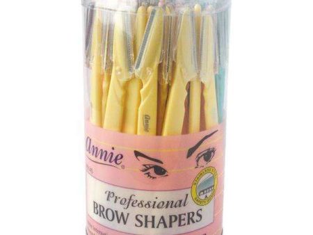 Annie Eyebrow Shaper Display 72Ct Asst Color Supply