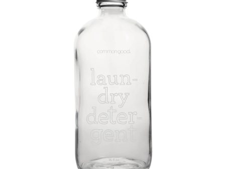 Common Good Laundry Detergent Empty Glass Bottle (16 ounce) Discount