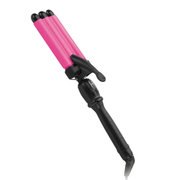 Hot & Hotter 3 Barrel Waver Curling Iron 3 4 Inch For Cheap