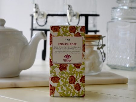 English Rose Black Tea 25 Teabags 50g Whittard - Best By: 11 2020 Online now