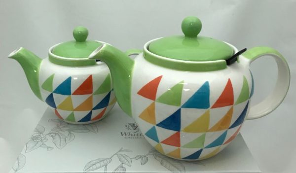 Mosaic 6 cup Chatsford Teapot Whittard with Strainer Online