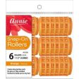 Annie Snap-On Rollers Size Jumbo 6Ct Orange on Sale