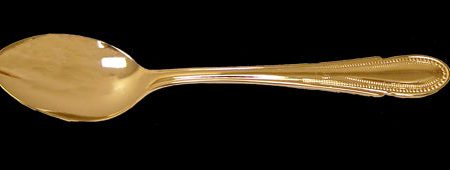 Classic Gold Plate Teaspoon set of 4 Sale