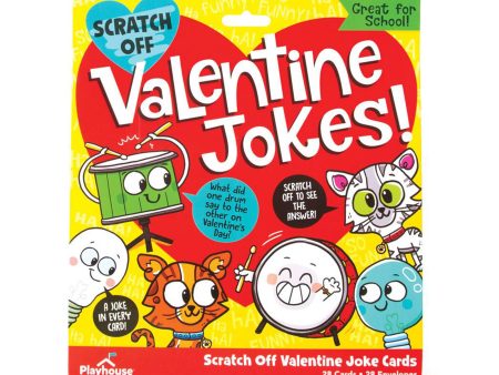 Scratch-Off Valentine Jokes Valentines Card Set For Cheap