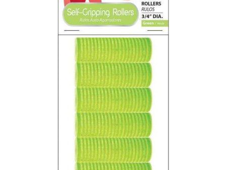 Annie Self-Gripping Rollers 3 4In 6Ct Green Online