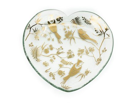 Birdsong Heart Plate Online now