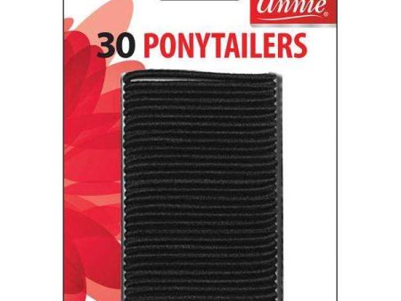 Annie Ponytailers 3 1 2  30ct Black Thin Sale