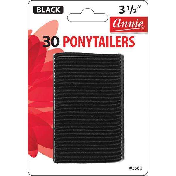 Annie Ponytailers 3 1 2  30ct Black Thin Sale