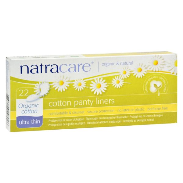 Natracare Ultra Thin Organic Cotton Panty Liners - 22 Pack Sale