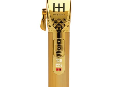 Hot & Hotter Professional Lithium Cordless Clipper Gold For Sale