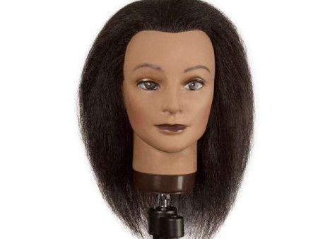 Annie Hairkins Series Mannequin Head Kinky 18 Inch-20 Inch Sophia 100% Human Hair Hot on Sale