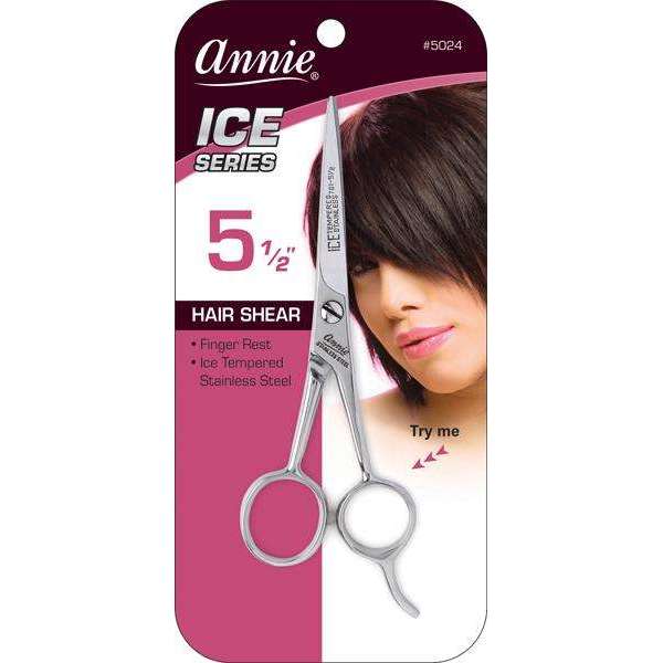 Annie Ice Tempered Stainless Steel Hair Shears 5.5 Inch Online now