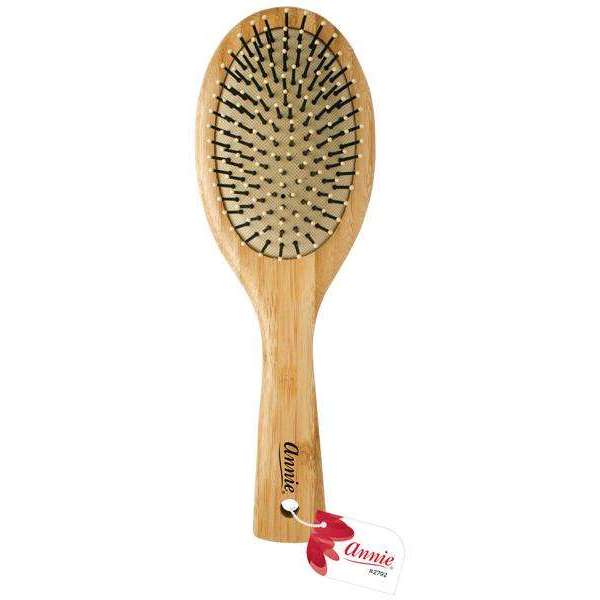 Annie Bamboo Cushion Oval Brush Nylon Bristle on Sale