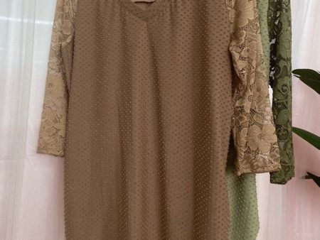 Swiss Dot Tunic-Mocha Online