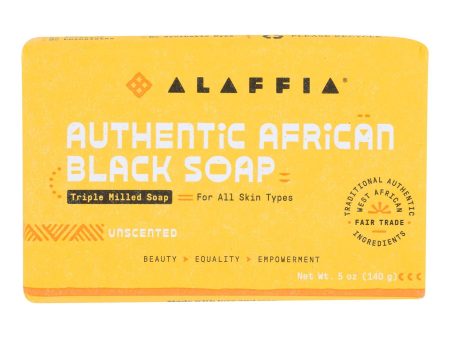 Alaffia - Soap Unscented Trpl Mld - 1 Each-5 Oz Supply