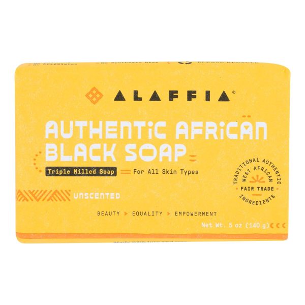 Alaffia - Soap Unscented Trpl Mld - 1 Each-5 Oz Supply